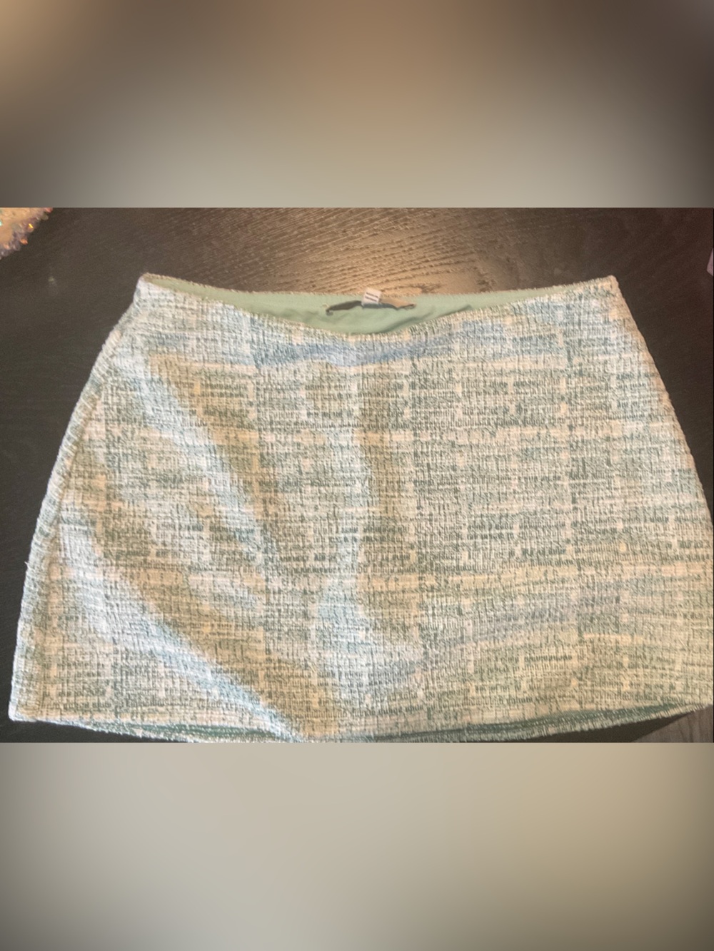 Kith Mint Green Mini Skirt